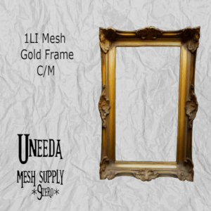 UNEEDA Mesh Gold Frame