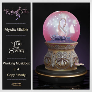 *RatzCatz* Mystic Snowglobe - The Swan