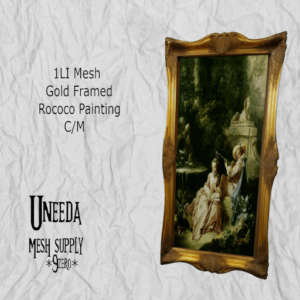 UNEEDA Rococo Art Gold Frame