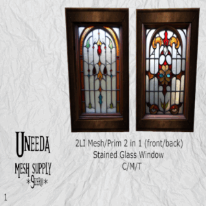 UNEEDA Stained Glass Window 1