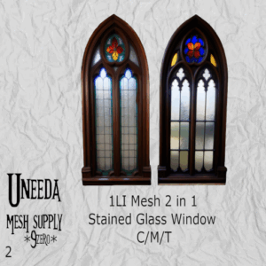 UNEEDA Stained Glass Window 2