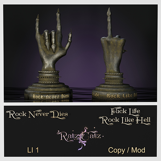 *RatzCatz* Zombie Hand Statues boxed