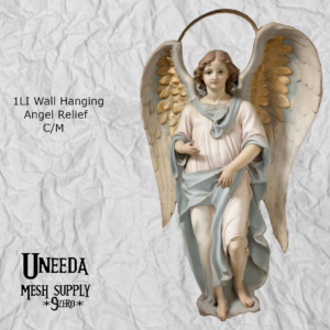 UNEEDA Wall Hanging Angel Relief