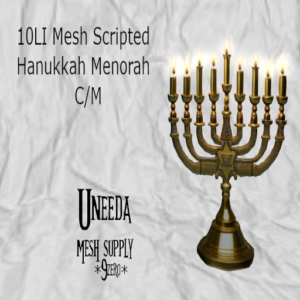 UNEEDA Hanukkah Menorah