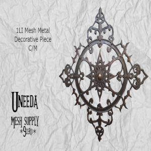 UNEEDA Metal Deco Piece