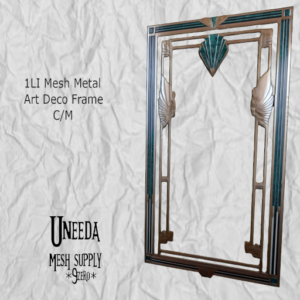 UNEEDA Metal Art Deco Frame