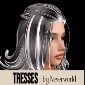 NWG TRESSes Hair Sky Half Updo SB