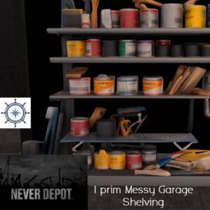 Never Depot Messy Garage Shelving