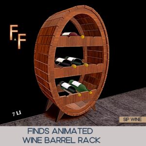 FINDS Wine Barrel Rack