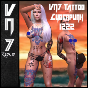 VN7 Tattoo Cyberpunk 1222