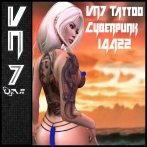 VN7 Tattoo Cyberpunk 14A22