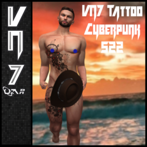 VN7 Tattoo Cyberpunk 522M Male