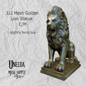 UNEEDA Golden Lion Statue