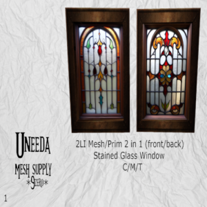 UNEEDA Stained Glass Window 1