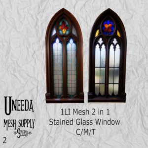 UNEEDA Stained Glass Window 2