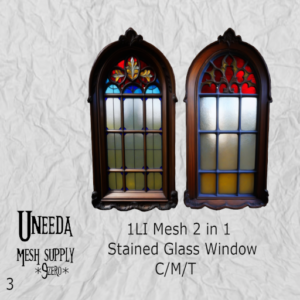 UNEEDA Stained Glass Window 3