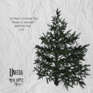 UNEEDA Christmas Tree - Ready to decorate
