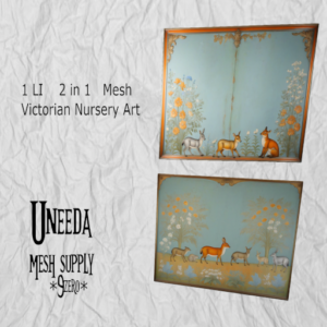UNEEDA Victorian Nursery Art - 2 in 1