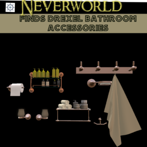 FINDS Drexel Bathroom Set BRONZE