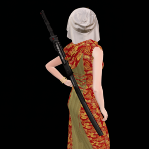 Arasaka Sword with Sheath Fully Animated