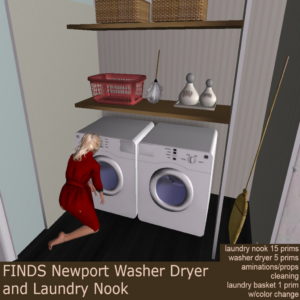 FINDS Newport Washer Dryer and Laundry Nook BOXED