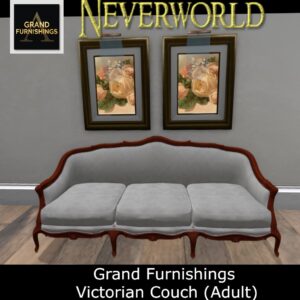 Grand Furnishings Victorian Couch (A)