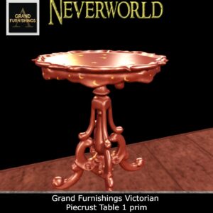 Neverworld GF Victorian Piecrust Table