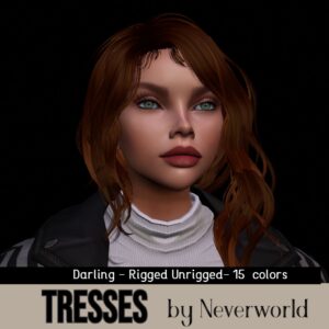 TRESSes* by Neverworld Hair F Darling 15 Colors Rigged Unrigged
