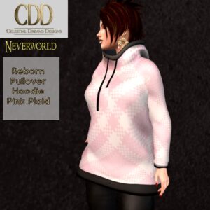 CDD Reborn Hoodie Pink Plaid