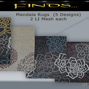 NEVERWORLD FINDS MANDALA RUGS SB