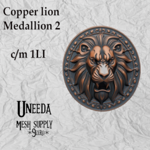 UNEEDA Copper Lion Medallion 2