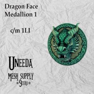 UNEEDA Dragon Face Medallion 1