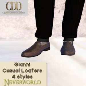 NEVERWORLD Men's Casual Loafers Unpacker