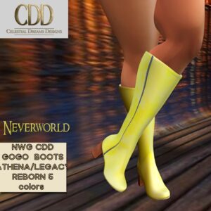 NEVERWORLD CDD GOGO BOOTS EBODY LEGACY ATHENA