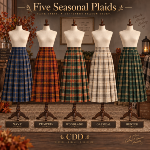 NEVERWORLD CDD Autumn Pleated Skirt