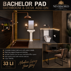 The Bachelor Pad Bathroom Furniture Pack