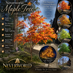 Never Gardens Seasonal Maple Tree
