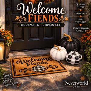 Welcome Fiends Seasonal Mat