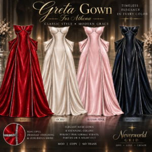 NEVERWORLD Greta Gown Add
