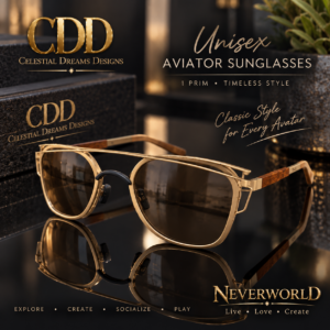 Neveworld Unisex Aviator Glasses