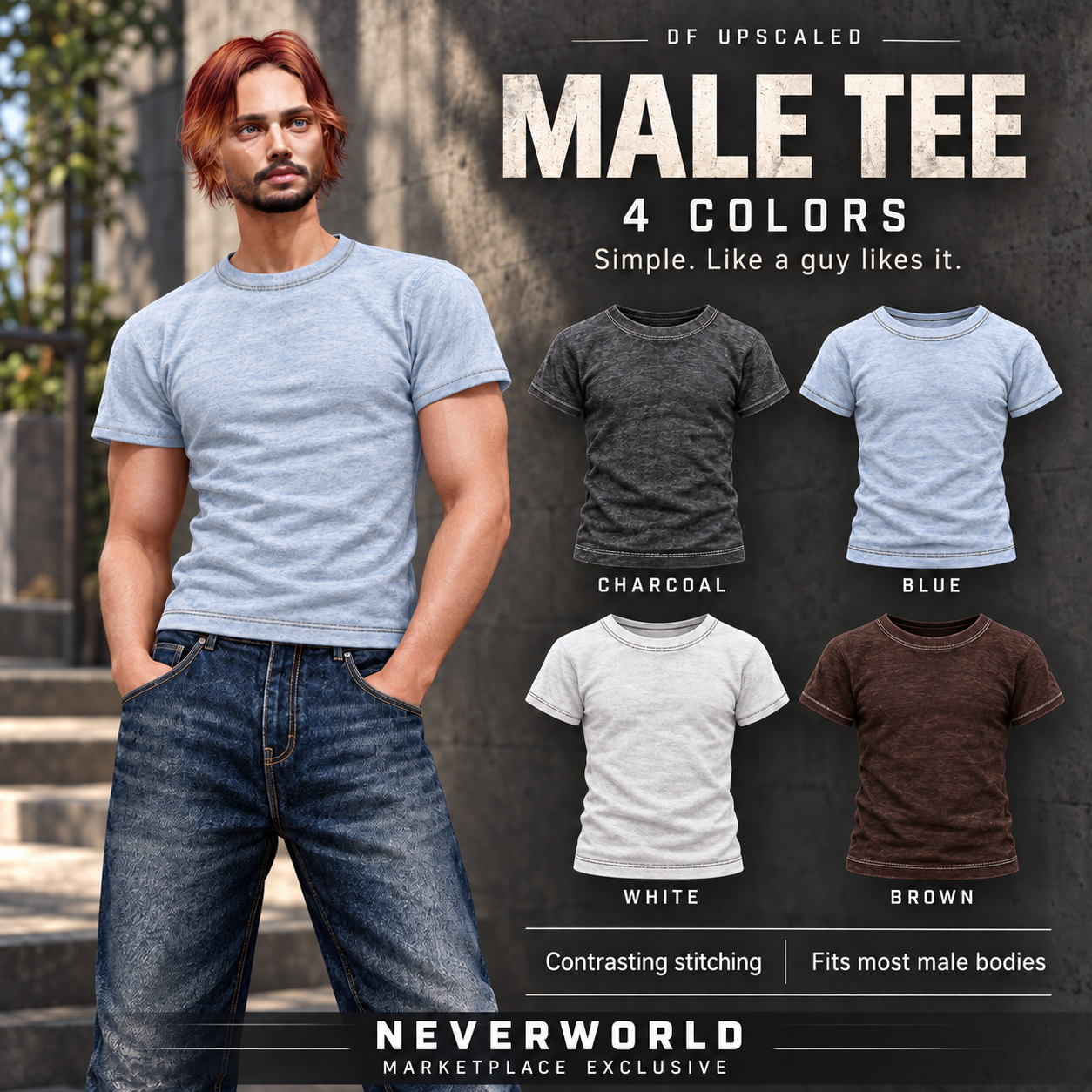 Neverworld DF Upscaled Male T