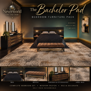 The Bachelor Pad Bedroom Furniture Pack