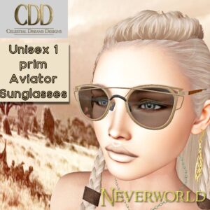 Neveworld Unisex Aviator Glasses