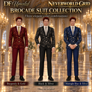 Neverworld Brocade Slim Fit Suit