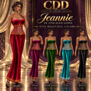CDD Jeannie Gown 5 Colors