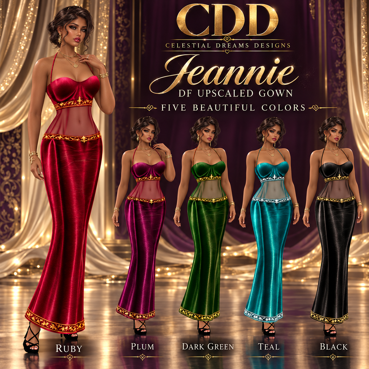CDD Jeannie Gown 5 Colors