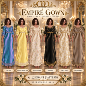 NEVERWORLD CDD Empire Gown ADD to unpack