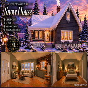 Neverworld Snow House 53 prims