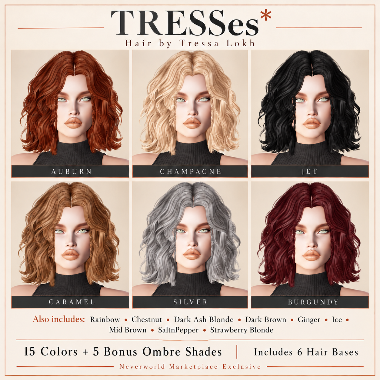TRESSes* Vallee Hair 20 colors - Image 2