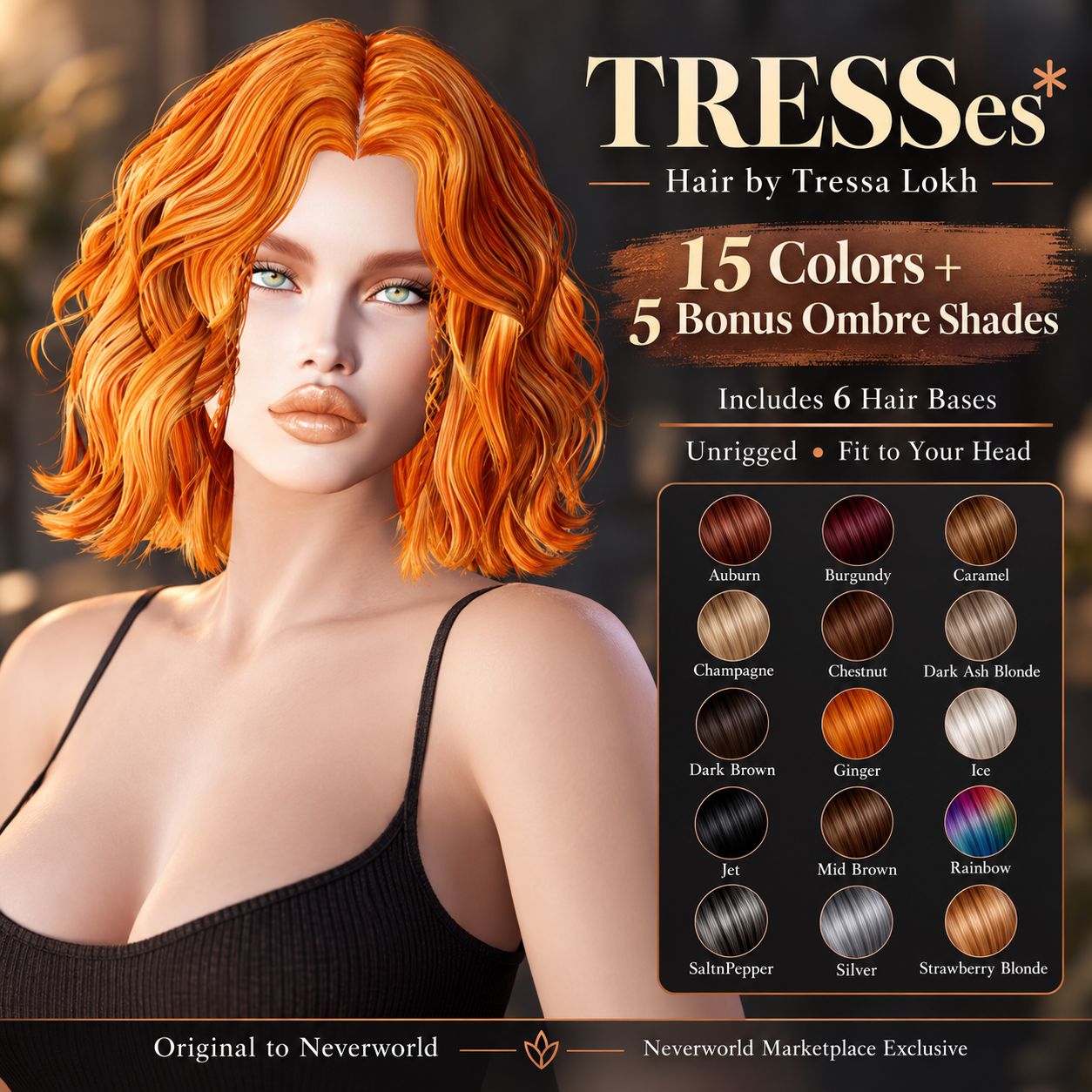 TRESSes* Vallee Hair 20 colors